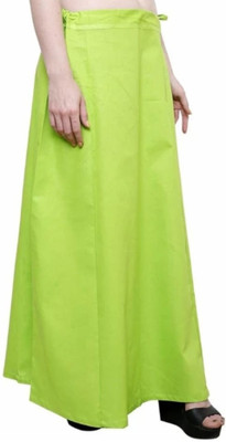 ASA Light green pure cotton petticoat Pure Cotton Petticoat(Free)