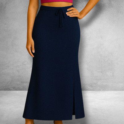 The Stanch Shapeware Navy MT0034 Lycra Blend Petticoat(XXL)