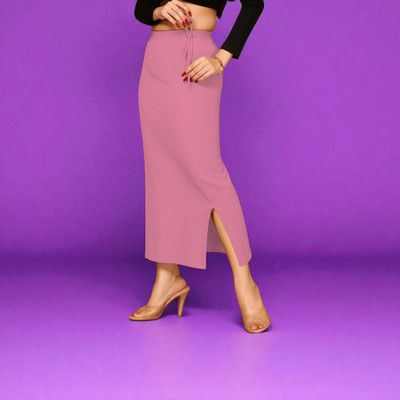 The Stanch Shapeware Pink MT0099 Lycra Blend Petticoat(S)