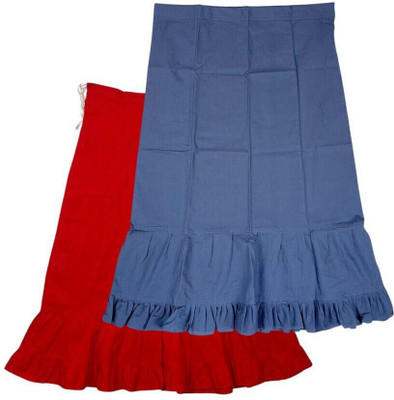 Belizs Red & Waikawa Grey Combo Pure Cotton Petticoat(XXL)
