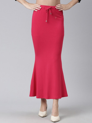 TWIN BIRDS 1192_RoseSyrup Cotton Viscose Blend Petticoat(L)