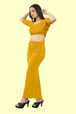 house of common HOC - Mustard Fish M KESHAV 7 Lycra Blend Petticoat(M)