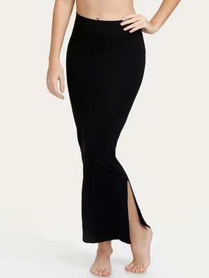 KVETOO PT-ST-BLACK Lycra Blend Petticoat(L)