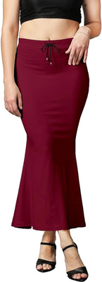 SHAYONAM FFish Maroon 2XL Woo Lycra Blend Petticoat(Free)