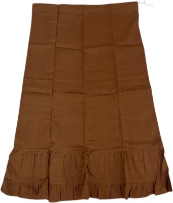 Belizs Otter Brown Pure Cotton Petticoat(XL)