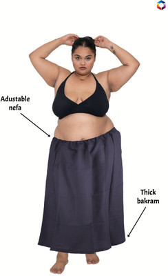 DARSHAN VIMAL Dark Navy Pure Cotton Petticoat(XXL)
