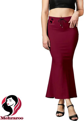 MEHRAROO Lycra blend Saree Shapewear Petticoat Lycra Blend Petticoat(S)