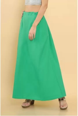 Sunba fashion Cotton petticoat light green Pure Cotton Petticoat(XL)