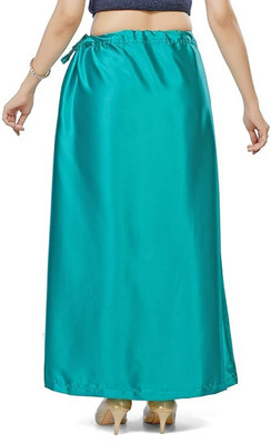 house of common DARK FIROZI A6 STYLES Pure Satin, Pure Silk Petticoat(Free)