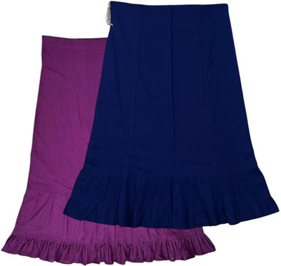 Belizzi Paridhan Fandango & Night Blue Pure Cotton Petticoat(XL)