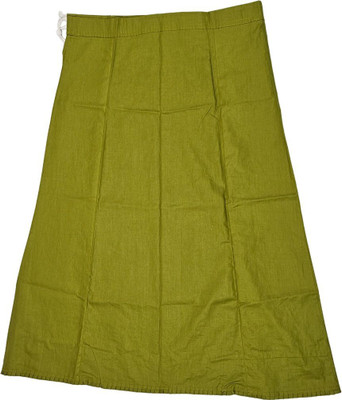 Belizzi Paridhan Trendy Green Pleated Pure Cotton Petticoat(XXL)