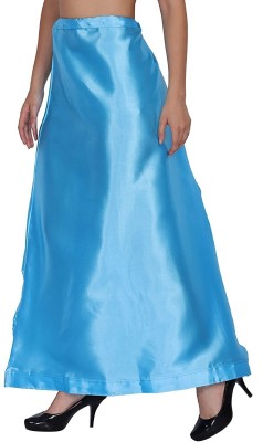 laxmibaa women bright blue petticoats Pure Satin Petticoat(Free)