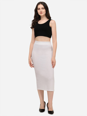 SHAYONAM N-SHAPEWEAR-White (S) Polyester Petticoat(S)
