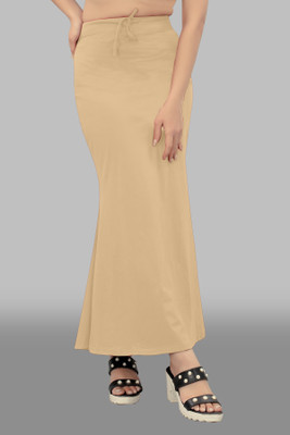 Ozberk Creation OLD.__Fish_Cream_M_Saree Shapewear shapewear petticoat For Women Lycra Blend Petticoat(M)