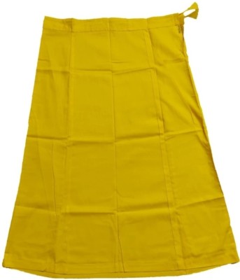 FCR FASHION Mustard colour pure cotton petticoat Pure Cotton Petticoat(Free)