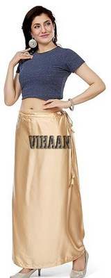 VIHAAN Gold satin q17 Pure Satin Petticoat(Free)