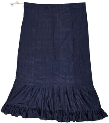 Belizs Navy Blue Pure Cotton Petticoat(XXL)