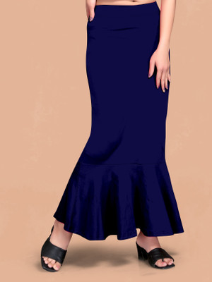 DRESQUE STORE DS_PC_PLEATS_3513_NAVY_BLUE(L) Lycra Blend Petticoat(L)