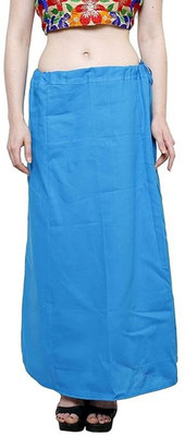 KAVYA DESIGNERS COTTON PETTICOAT FIROZI S60 Pure Cotton Petticoat(Free)