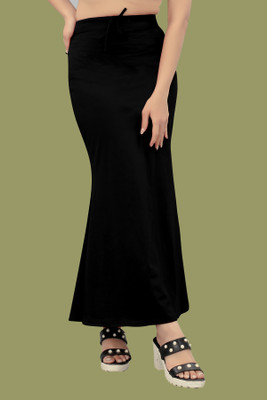 Ozberk Creation dp.._Fish_Black_S_Saree Shapewear shapewear petticoat For Women Lycra Blend Petticoat(S)