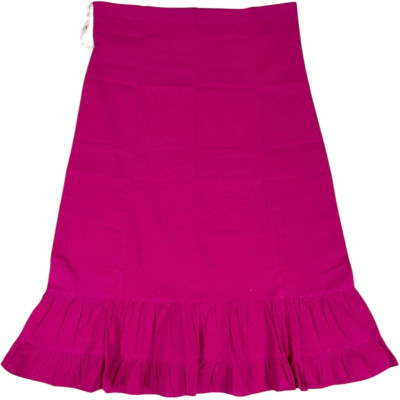 Belizs Tulip Pink Pure Cotton Petticoat(XL)