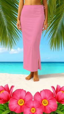 DSV ENTERPRISES Shapeware Pink M0069 Lycra Blend Petticoat(S)