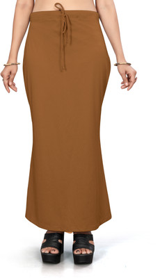 NEXSUS APPARELS BROWN Lycra Blend Petticoat(M)