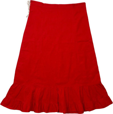 Belizs Red Pure Cotton Petticoat(XXL)