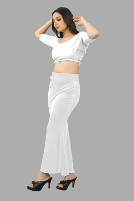 Ozberk Creation INF_Fish_White_XXL_Saree Shapewear shapewear petticoat For women Lycra Blend Petticoat(XXL)