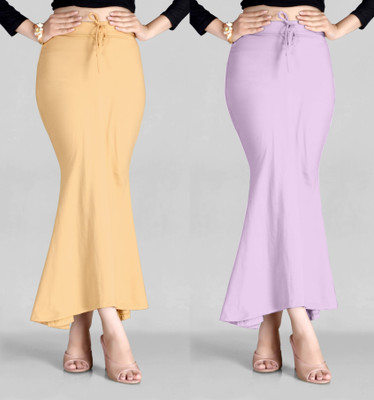 HOC 121-BEIGE-COMBO-PTCT-LAVENDER-BEIGE-S Lycra Blend Petticoat(S)