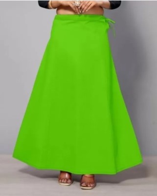 AIF FASHION Parrot green petticoat Pure Cotton Petticoat(XL)