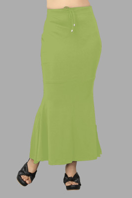 KEYU FASHION AC.B._Fish_Pista_L_Saree Shapewear shapewear petticoat For saree Lycra Blend Petticoat(L)