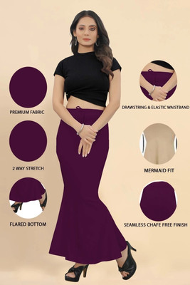 VAGMI STORE Shapewear Megenta-XL Lycra Blend Petticoat(XL)