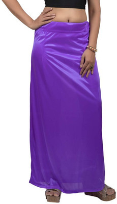Melhors M-SP-Purple Satin Blend Petticoat(Free)