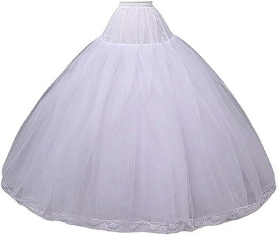 KCM FASHION 6_UNDERSKIRT_WHITE Net Petticoat(XXL)