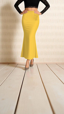 DSV ENTERPRISES Shapeware Yellow M0075 Lycra Blend Petticoat(S)