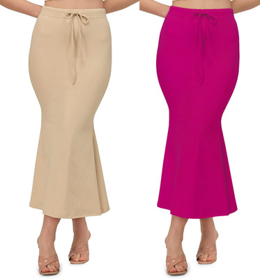 ALYNE BEIGE-COMBO-FISHCUT-RANI-BEIGE Lycra Blend Petticoat(M)
