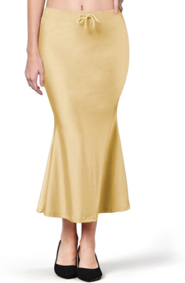 PKYC AMCGoldFCut-L Lycra Blend Petticoat(L)
