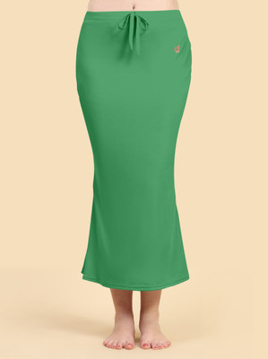 Trendmalls New.P01-Green Lycra Blend Petticoat(L)