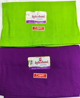 SNR Inskirt/Petticoat Embroidery 7 Part Pure Cotton Petticoat(XL)