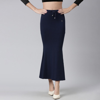 TWIN BIRDS 1192_Navy Ribbon Cotton Viscose Blend Petticoat(S)