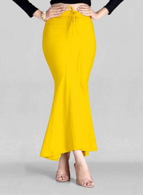 house of common FISH CUT YELLOW L Lycra Blend Petticoat(L)