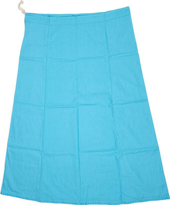 house of common Day Sky Blue Pleated Pure Cotton Petticoat(XL)
