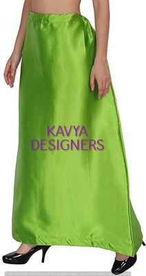 Aarvi styles PARROT COLOURPETTICOAT37 Pure Satin Petticoat(Free)