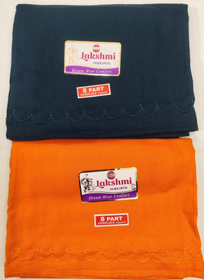 SNR Inskirt/Petticoat Embroidery 8 Part Pure Cotton Petticoat(XXL)