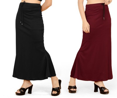 Woo THiNG Fishcut Shapewear Combo Lycra Blend Petticoat(L)