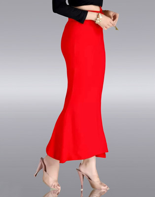 Lootnixx SWP01_Red_XL L Lycra Blend Petticoat(XL)