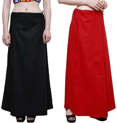 Preeticreations Black::Red Pure Cotton Petticoat(5XL)