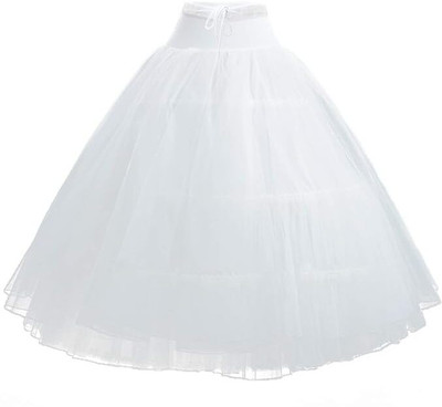 Kitty-Fashion 6_UNDERSKIRT_WHITE Net Petticoat(4XL)