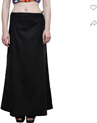 Anant Enterprises BLACK01 7part cotton Cotton Blend Petticoat(5XL)